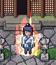 A Trúc Cơ cultivator with a fire aura
